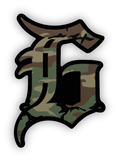 Vinyl M81 "G" sticker 3"