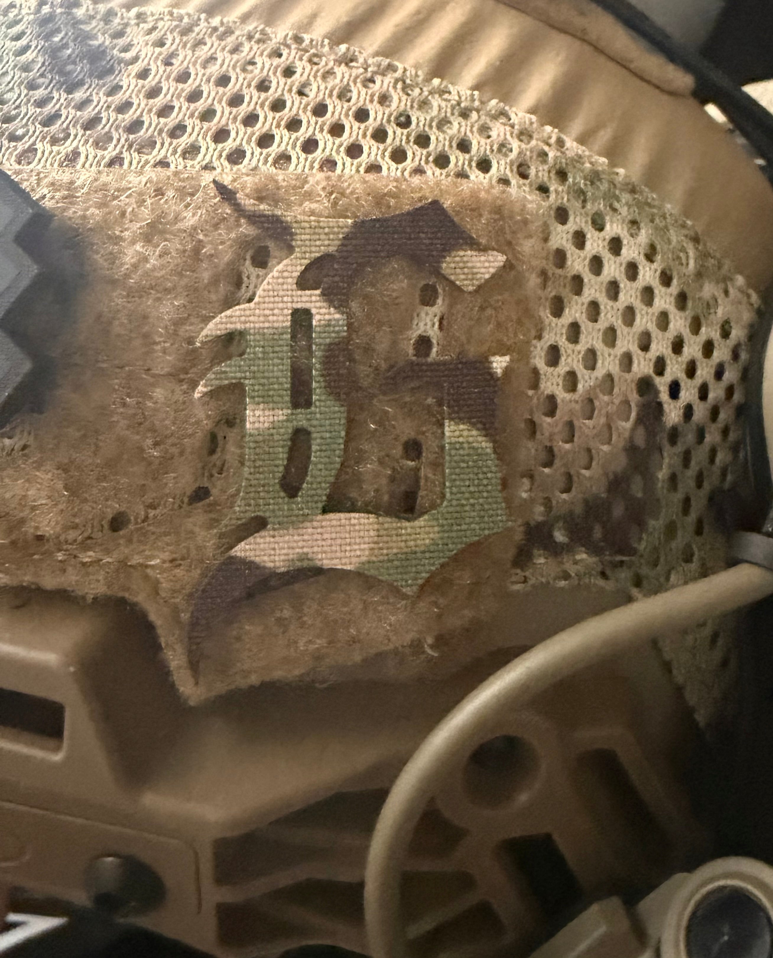 multicam laser cut "G" unit patch