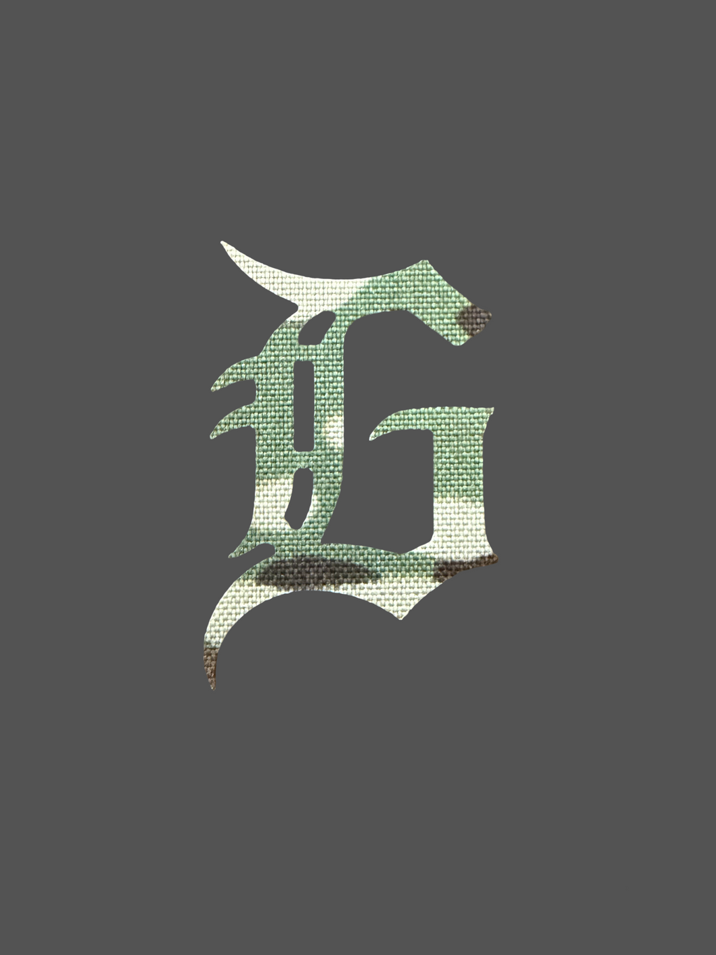 multicam laser cut "G" unit patch